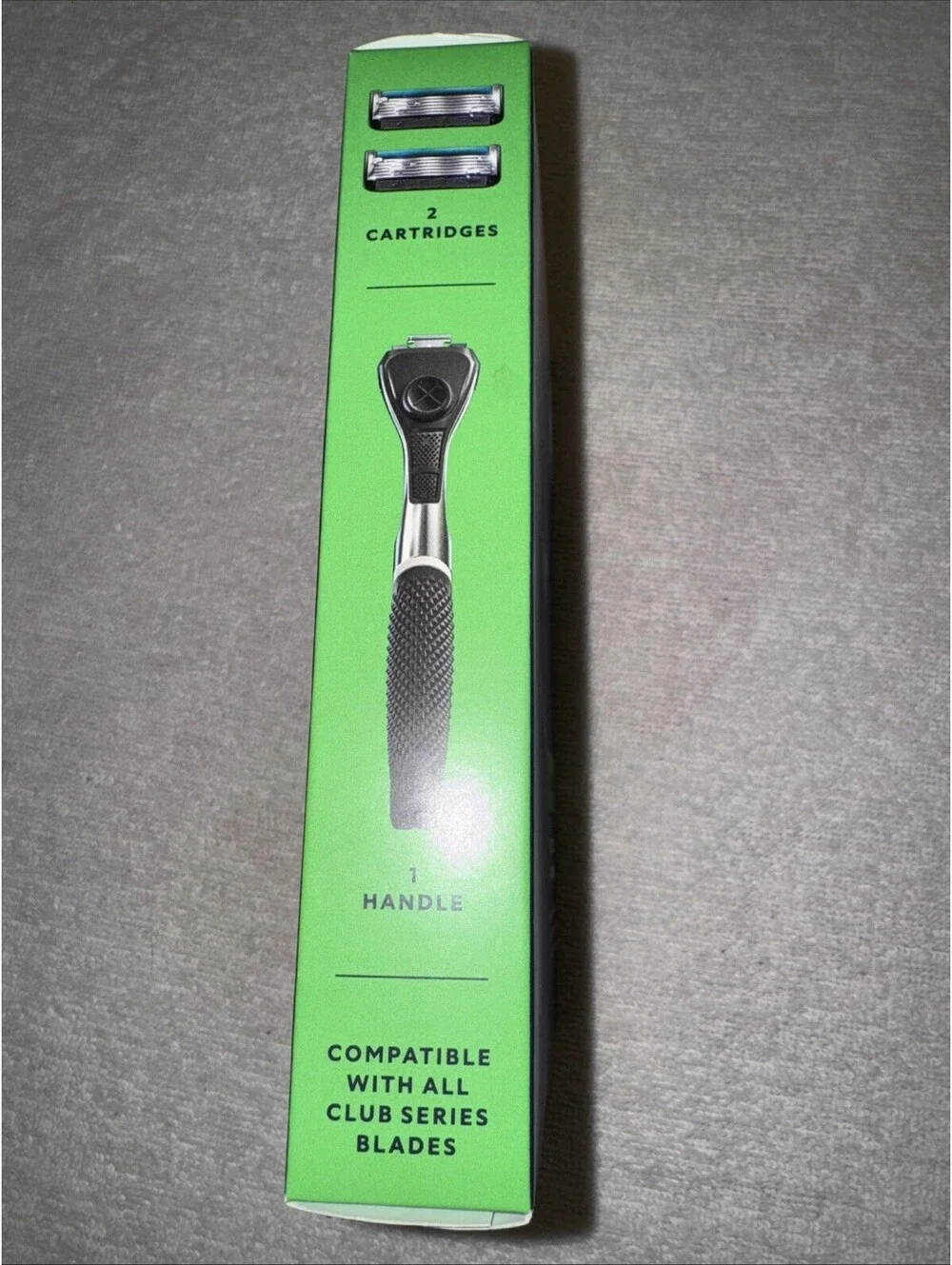 Dollar Shave Club 6 Blade Razor Kit – 2 Cartridges + Handle – Imperfect Box
